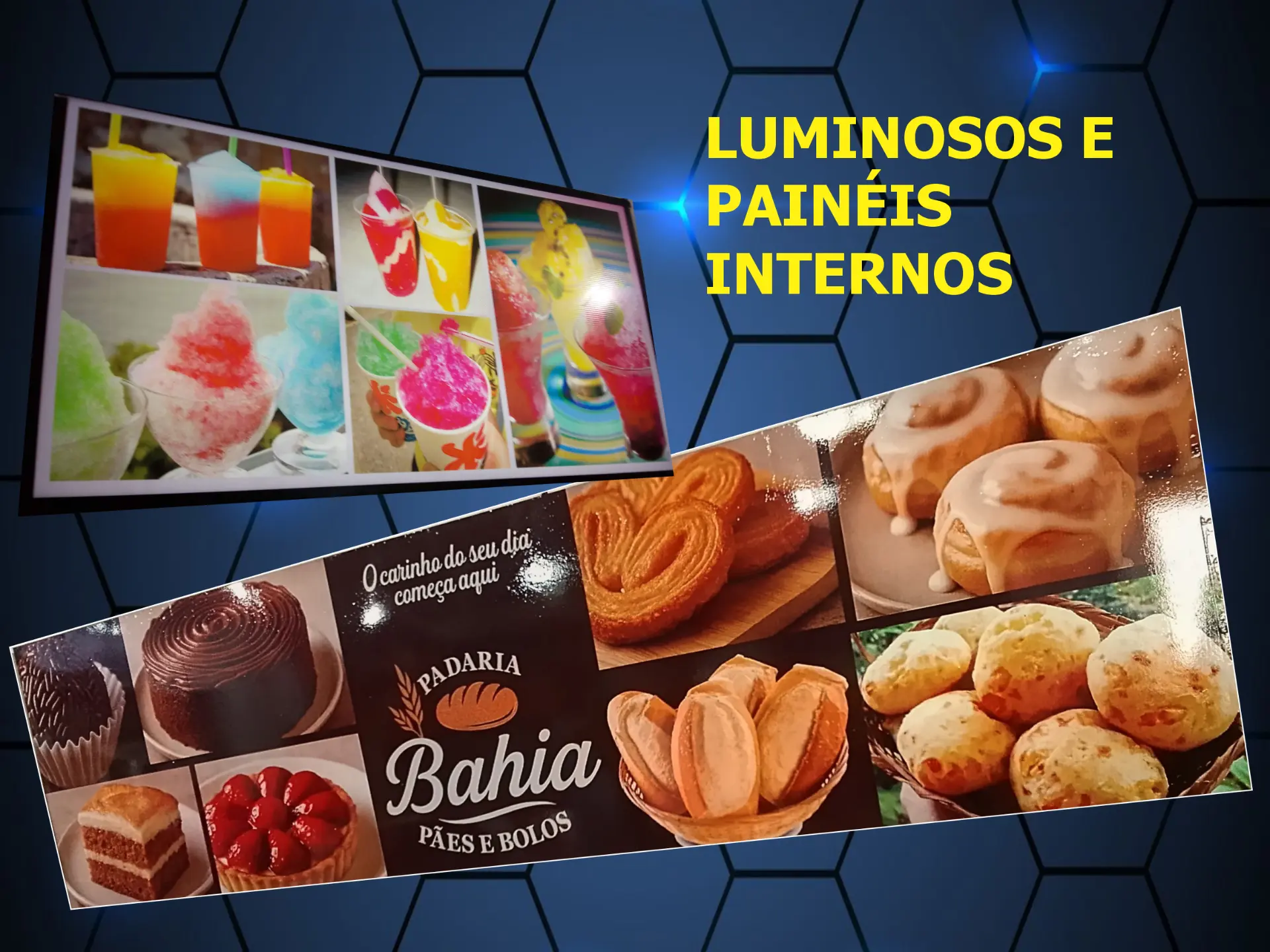 Comunicação Interna — Luminosos e painéis internos