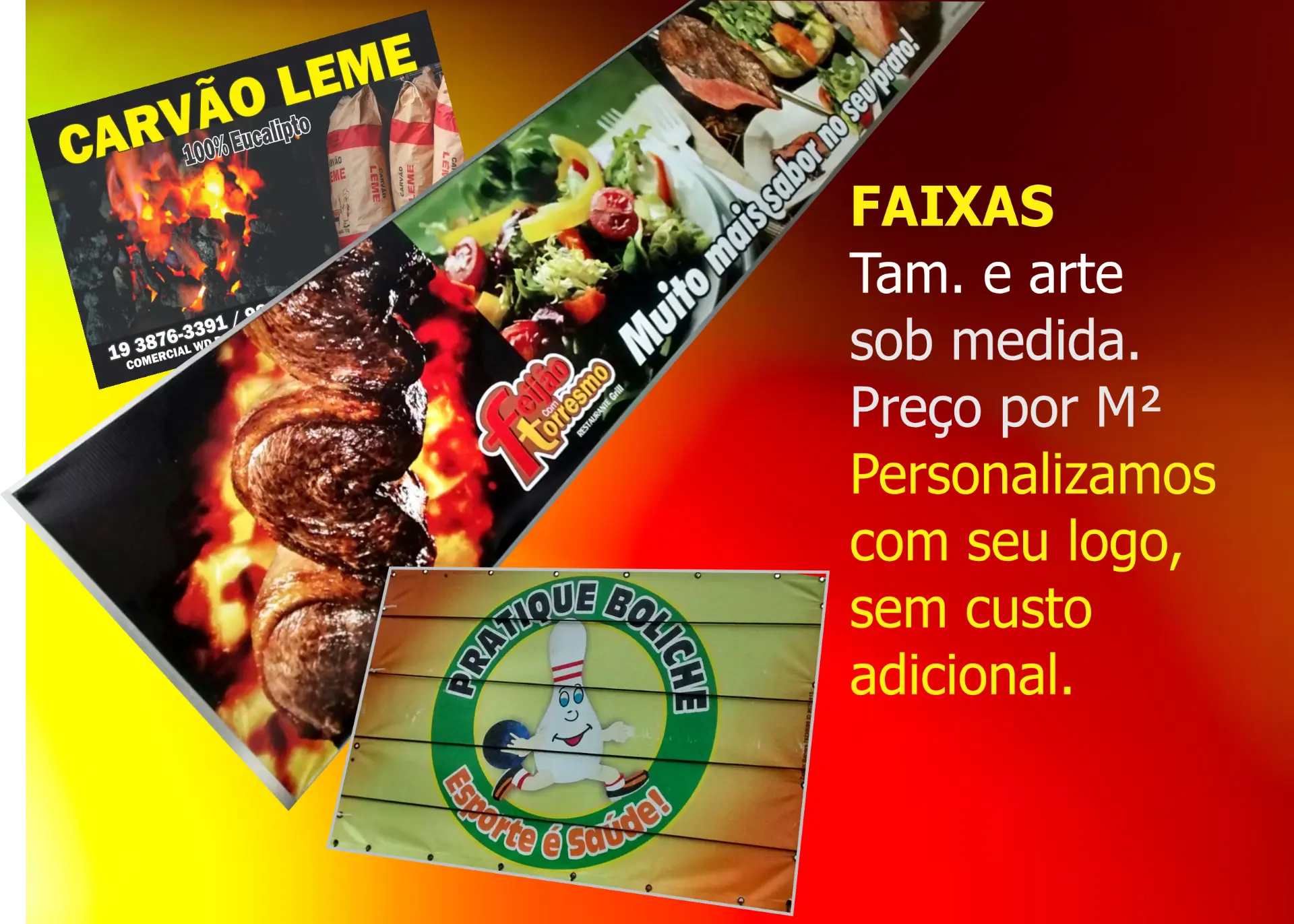 Cavaletes — Faixas