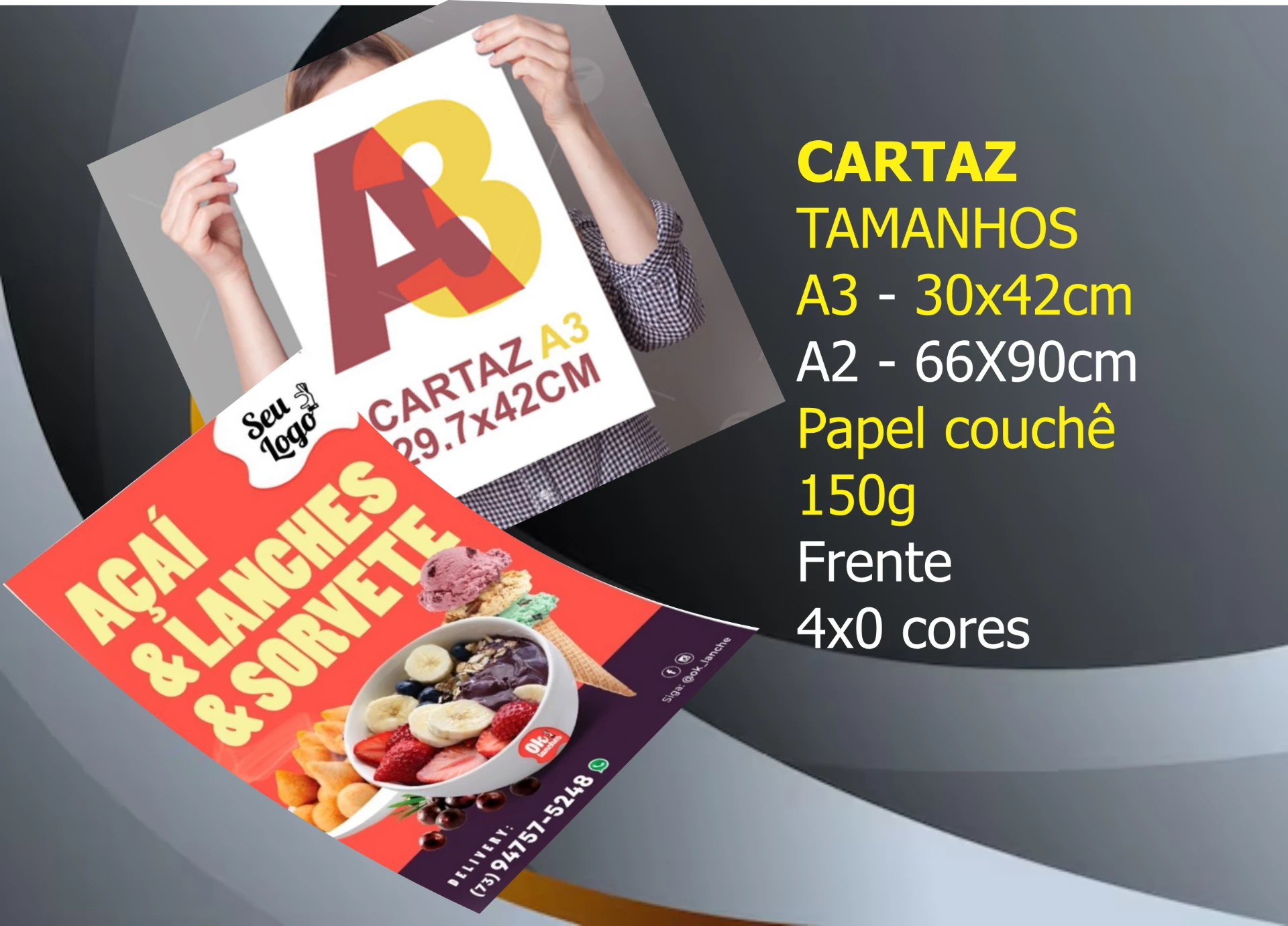 Folhetos — Cartaz A3 / A2